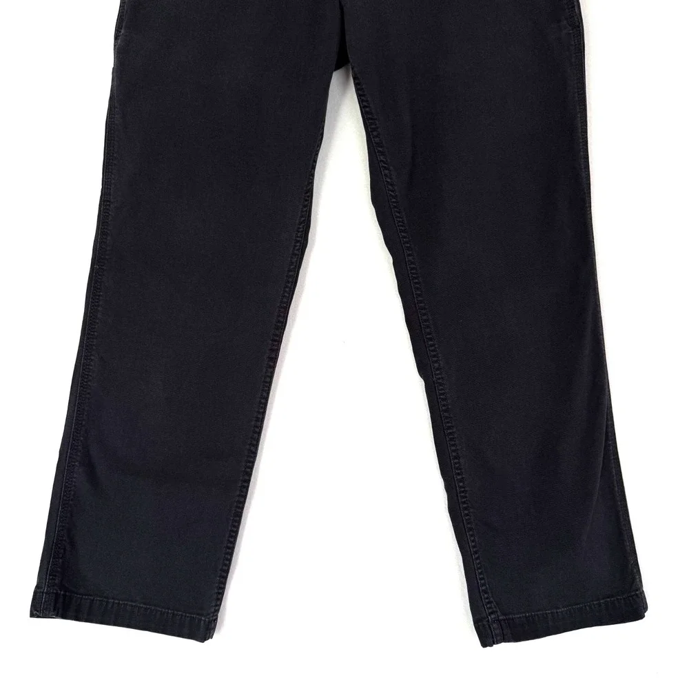 Carhartt Rugged Flex Relaxed Fit‎ Canvas Work Pants Men's 34 x 29 Black